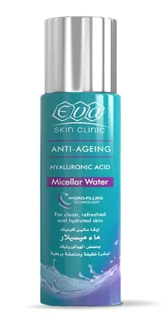 EVA Micellar Water 200ml ايفا ماء ميسلار هالورينك